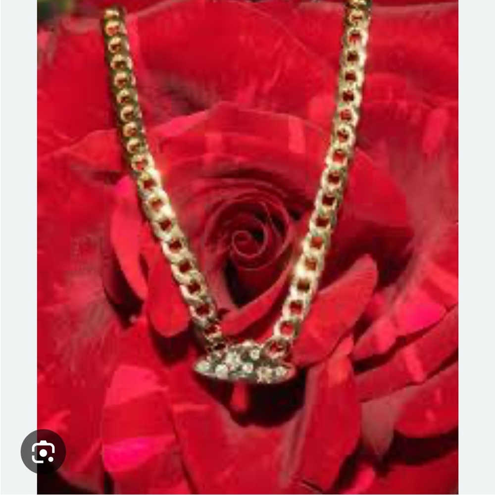 LH Gold Diamond Mushroom Necklace Limited Edition Alice Mushrooms 🍄